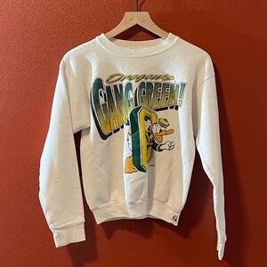Vintage Logo 7 Kids Youth Oregon Ducks University Disney Donald Crew Sweater